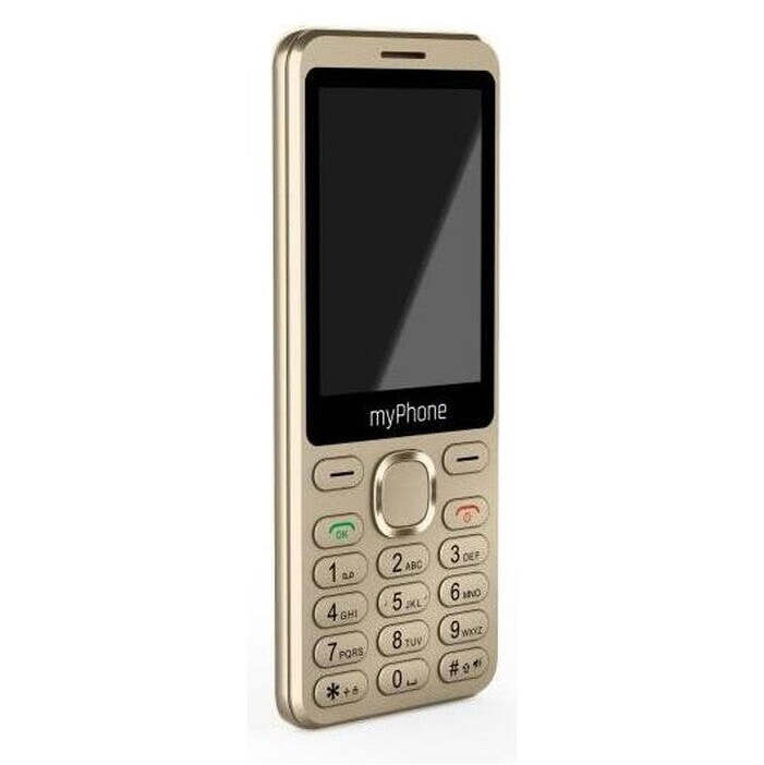 Tlačidlový telefón myPhone Maestro 2, zlatá VYBALENÉ