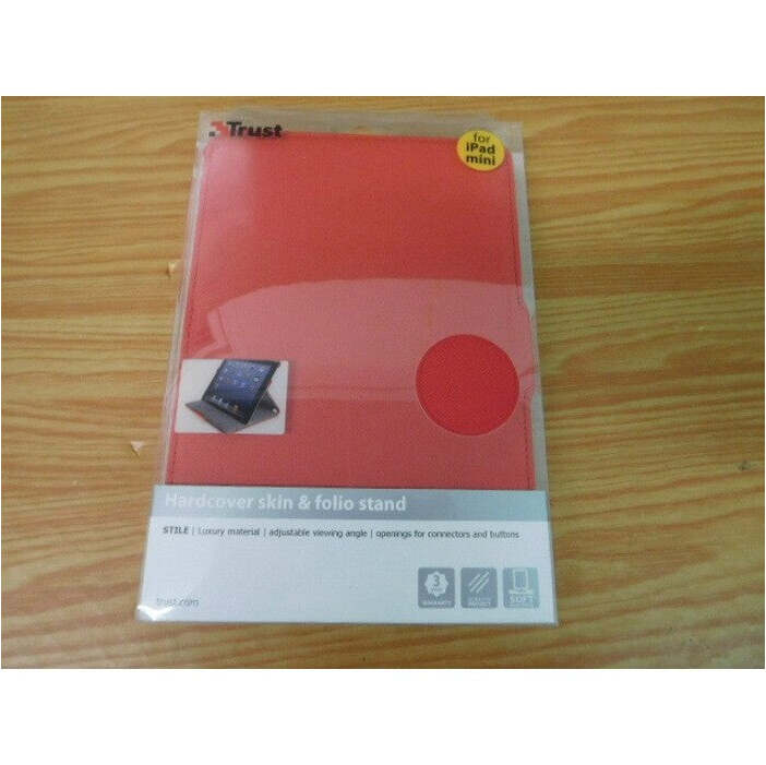 Trust Stile Hardcover Skin &amp; Folio Stand for iPad mini - red POUŽITÉ, NEOPOTREBOVANÝ TOVAR