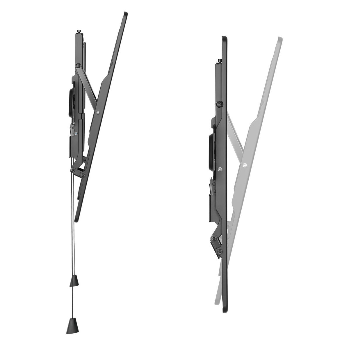 Ultra SLIM sklopný držiak na TV, VESA 600x400, Nosnosť 35 kg VYBALENÉ