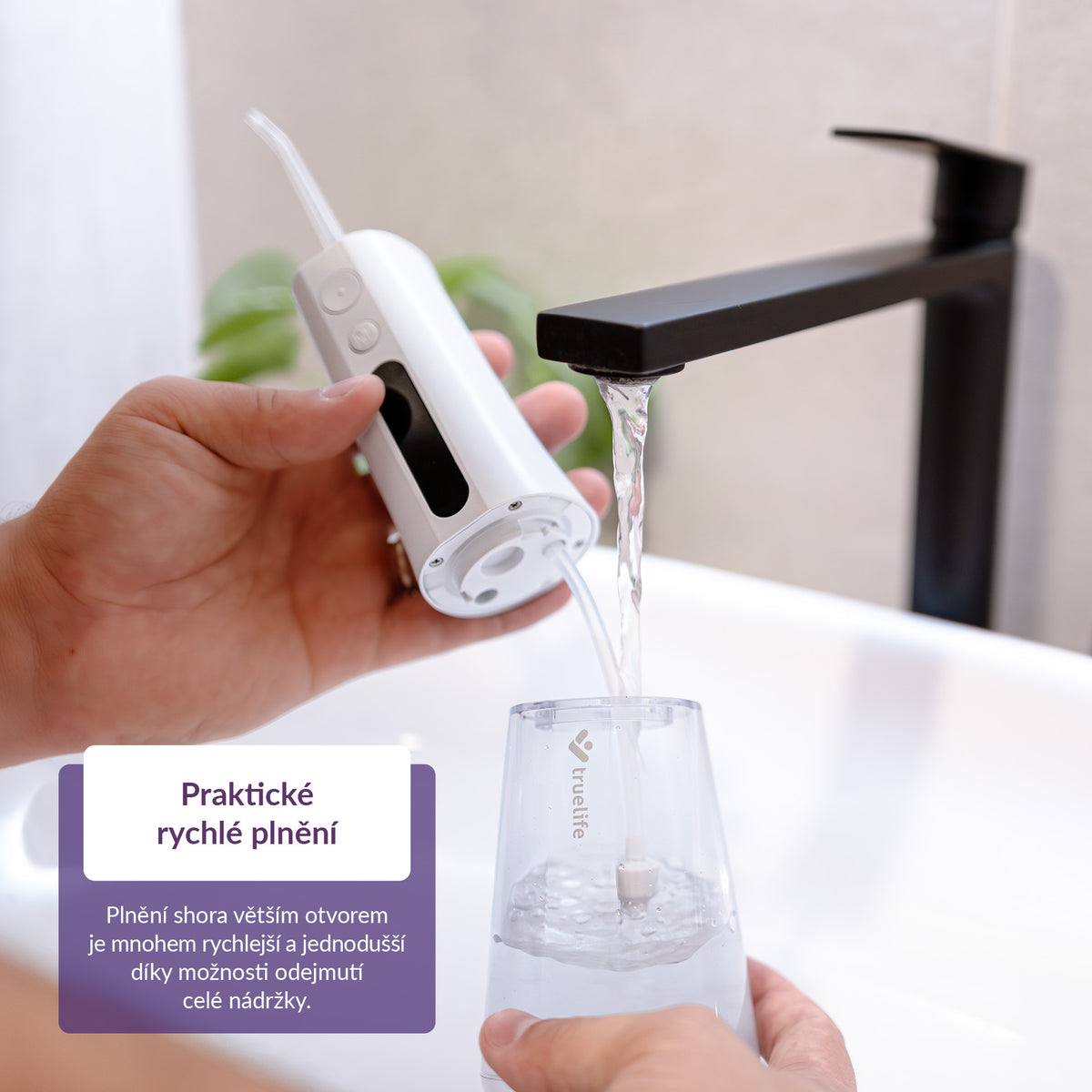 Ústna sprcha TrueLife AquaFloss Compact L100