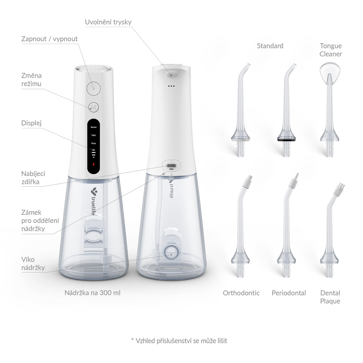 Ústna sprcha TrueLife AquaFloss Compact L100