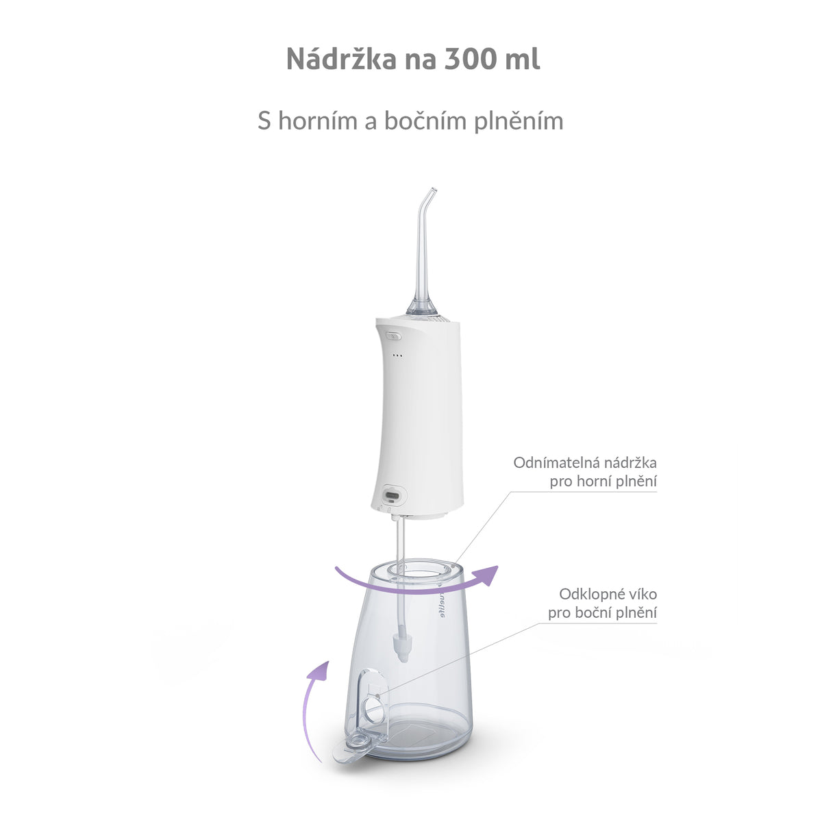 Ústna sprcha TrueLife AquaFloss Compact L100