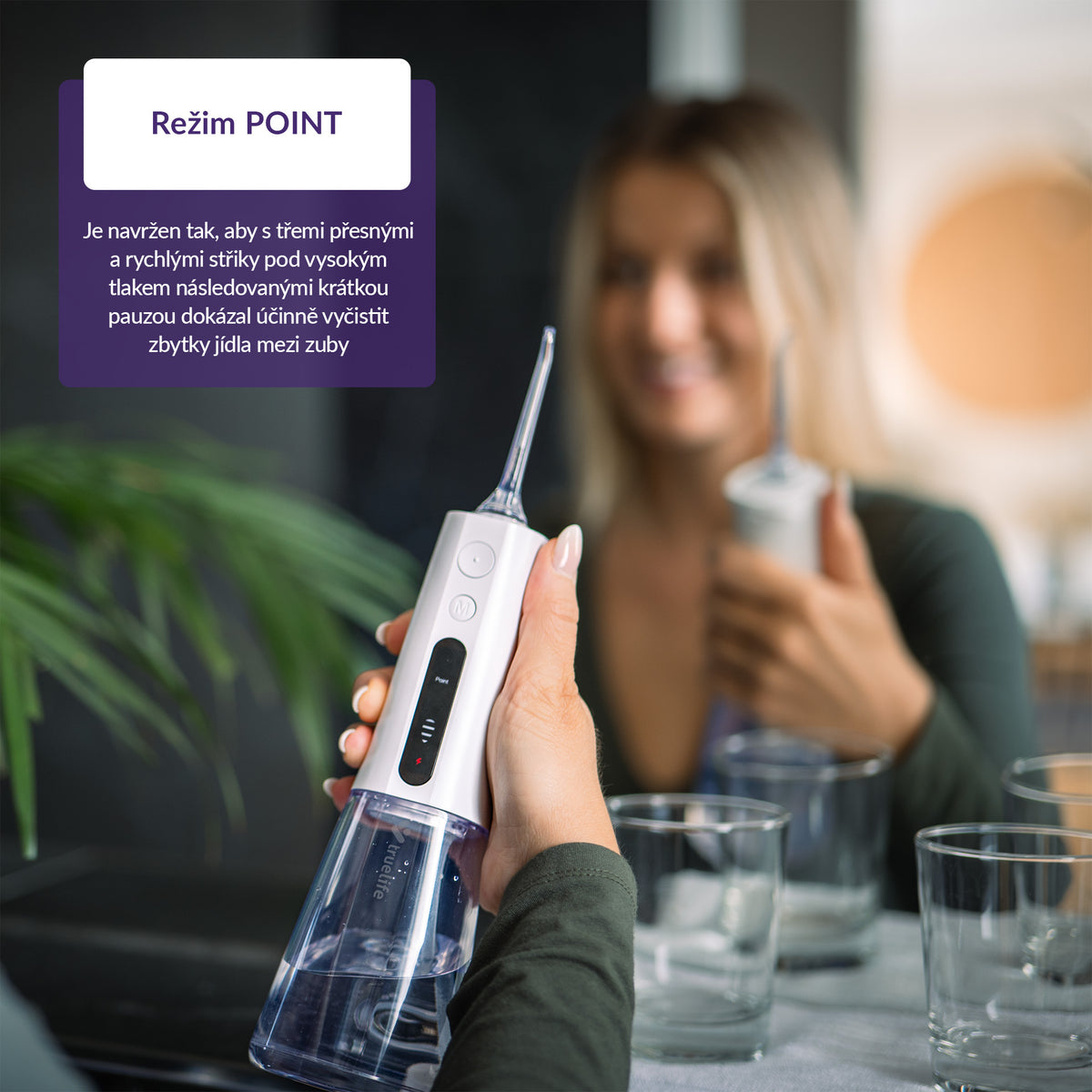 Ústna sprcha TrueLife AquaFloss Compact L100