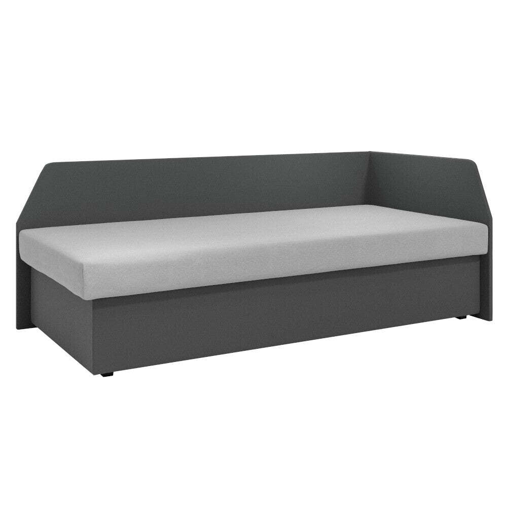 Válenda Amber 90x200, tmavě šedá, pravý roh II. akosť