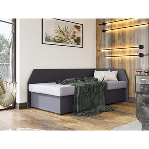 Válenda Amber 90x200, tmavě šedá, pravý roh II. akosť