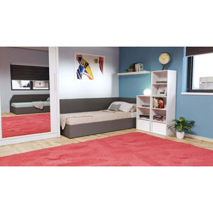 Válenda Amber 90x200, tmavě šedá, pravý roh II. akosť