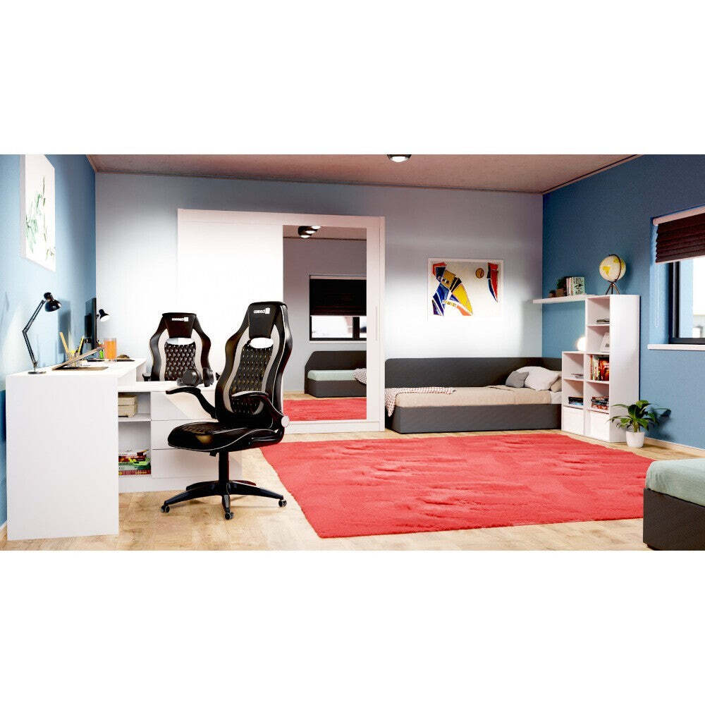 Válenda Amber 90x200, tmavě šedá, pravý roh II. akosť