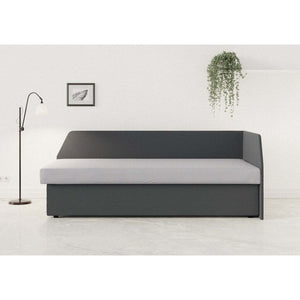 Válenda Amber 90x200, tmavě šedá, pravý roh II. akosť