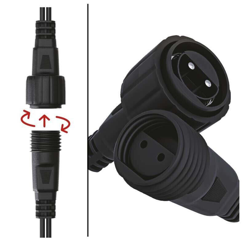 Vianočné osvetlenie Emos D1AM03, spojovacie, multicolor, 10m VYBALENÉ