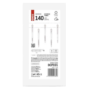 Vianočné osvetlenie Emos DCPC01, cencúle, studená biela VYBALENÉ