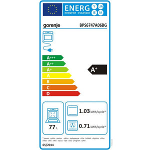Vstavaná rúra Gorenje BPS6747A06BG VYBALENÉ