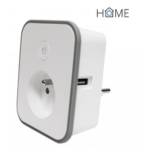 Wi-Fi zásuvka s 2x USB a meraním spotreby