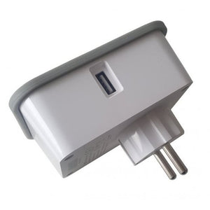 Wi-Fi zásuvka s 2x USB a meraním spotreby
