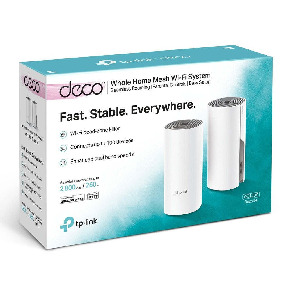 WiFi mesh TP-Link Deco E4, 2-pack VYBALENÉ