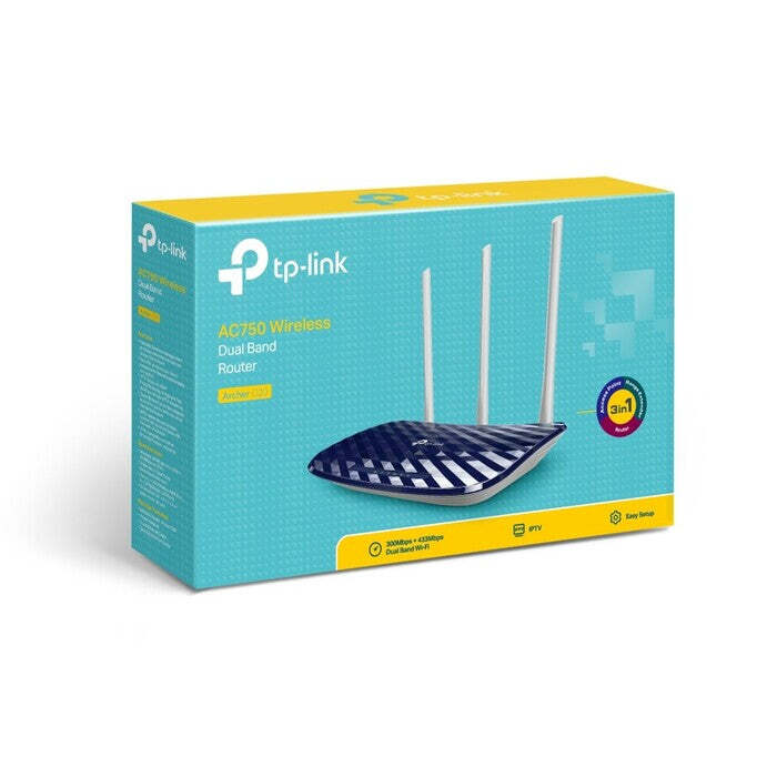 WiFi router TP-Link Archer C20, AC750 VYBALENÉ