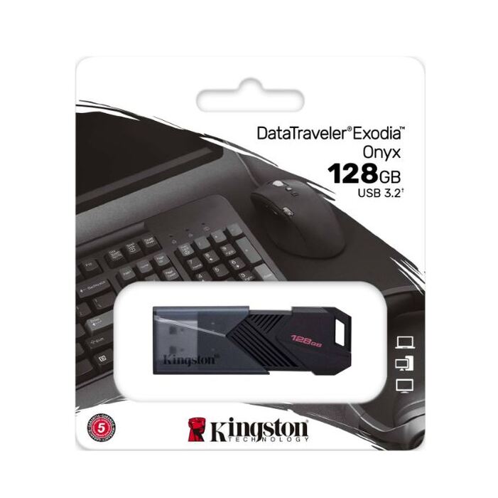 128GB Kingston USB 3.2 DT Exodia Onyx