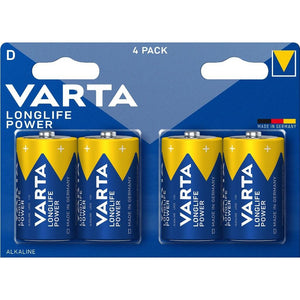 Batérie Varta Longlife Power, D, 4ks