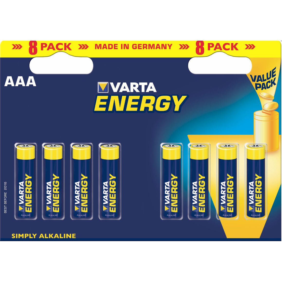  Varta Energy 8 AAA (Double Blister)