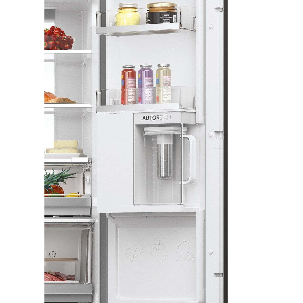 Americká chladnička Haier HCW7819EHMP