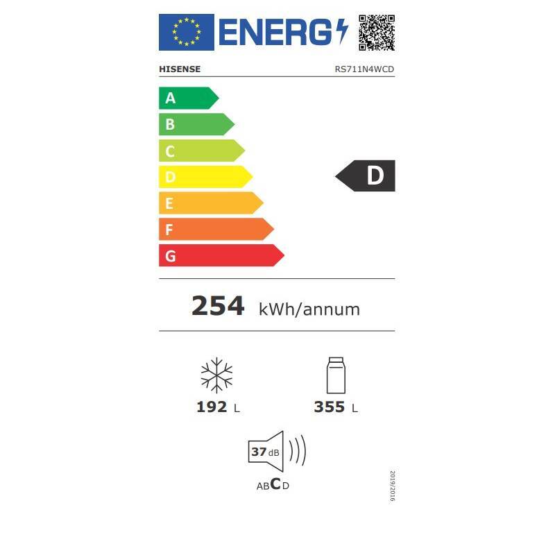 Americká chladnička Hisense RS711N4WCD