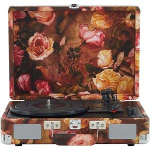 Gramofón Crosley Deluxe, Floral POUŽITÉ, NEOPOTREBOVANÝ TOVAR