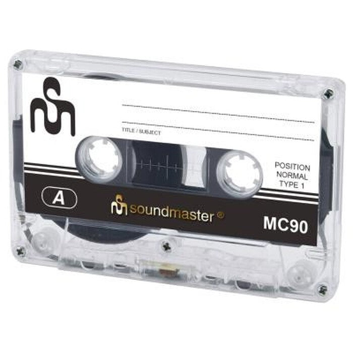Audiokazeta Soundmaster MC90, 90 minút, 5-pack