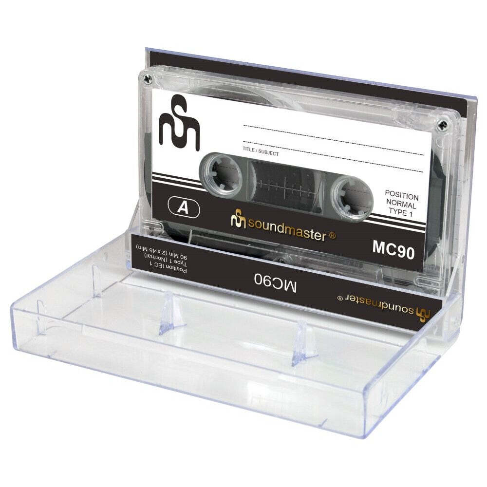 Audiokazeta Soundmaster MC90, 90 minút, 5-pack VADA VZHĽADU, ODRENINY