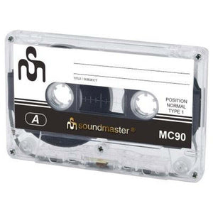 Audiokazeta Soundmaster MC90, 90 minút, 5-pack VADA VZHĽADU, ODRENINY
