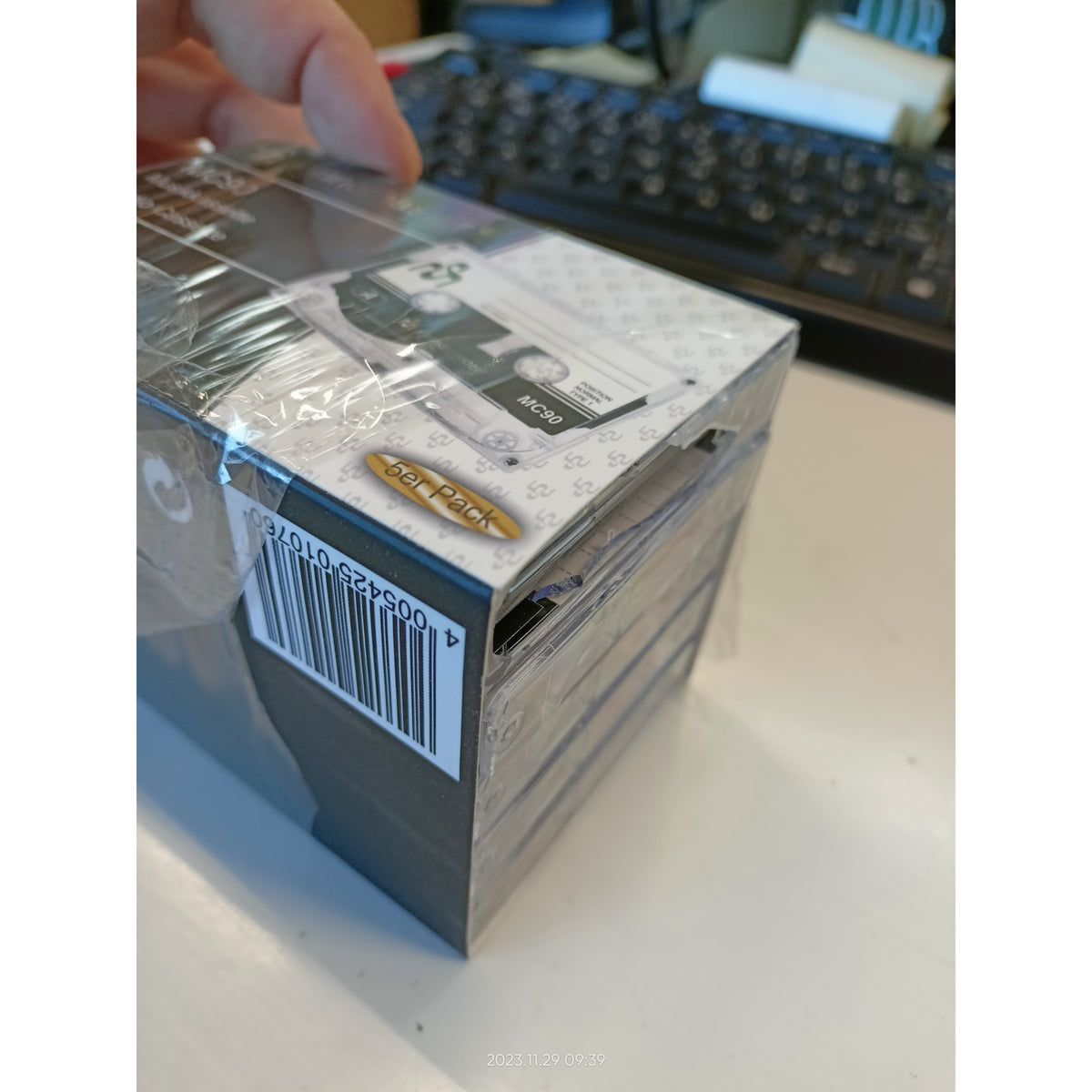 Audiokazeta Soundmaster MC90, 90 minút, 5-pack VADA VZHĽADU, ODRENINY