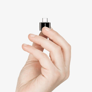 Baseus USB-A samica/USB Type-C samec redukcia 2.4A černá