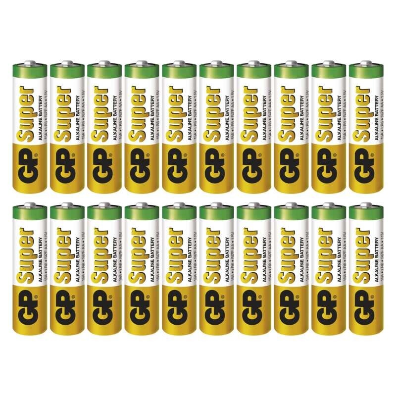 Batérie GP Super Alkaline, AA, 20ks