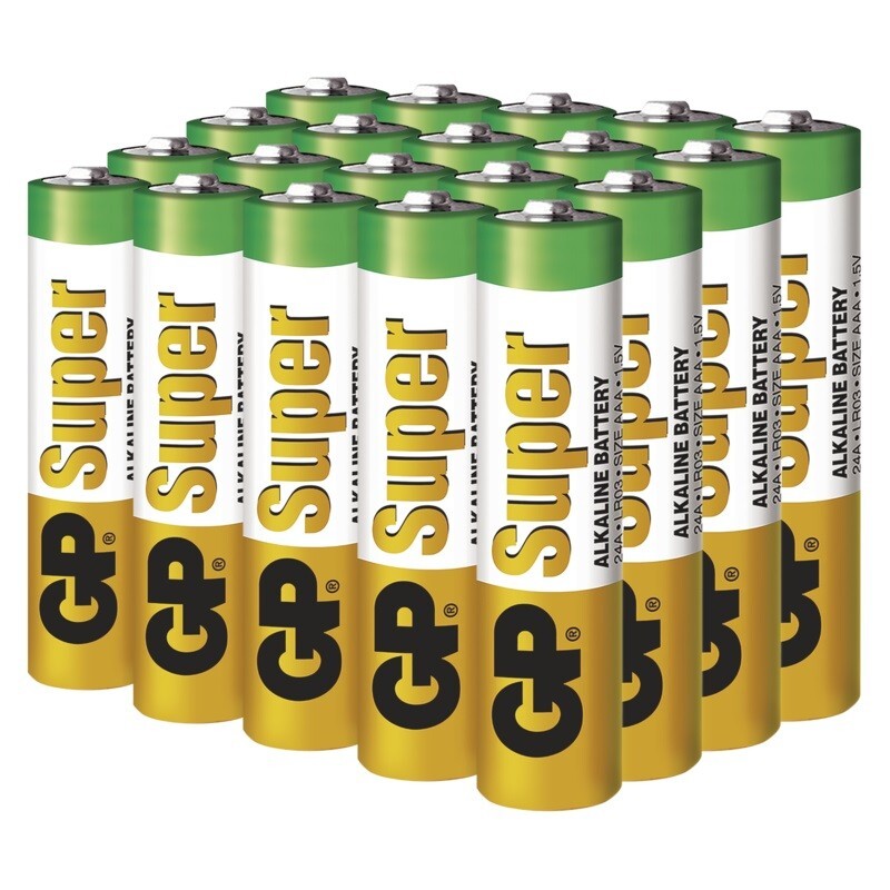 Batérie GP Super Alkaline, AAA, 20ks
