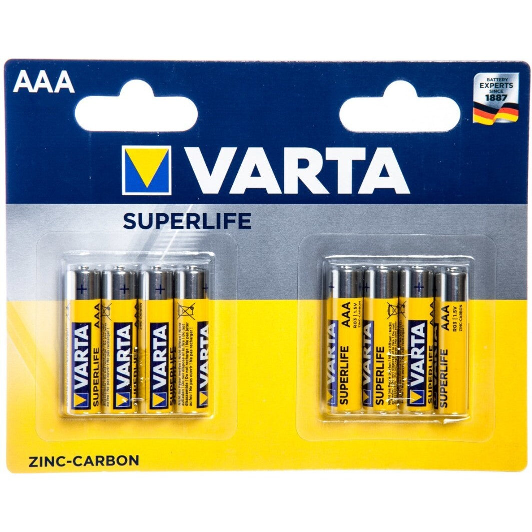 Batérie Varta Superlife, AAA, 8ks