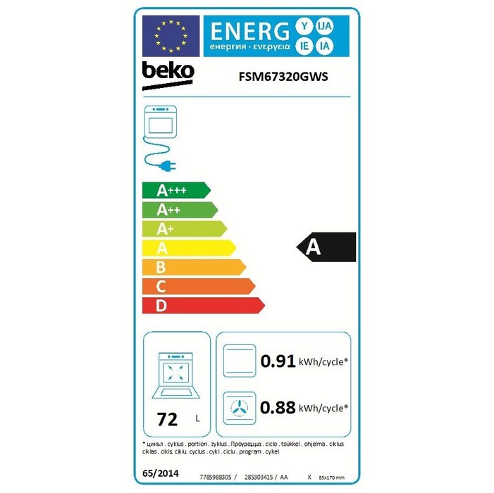 Beko FSM 67320 GXS POŠKODENÝ OBAL