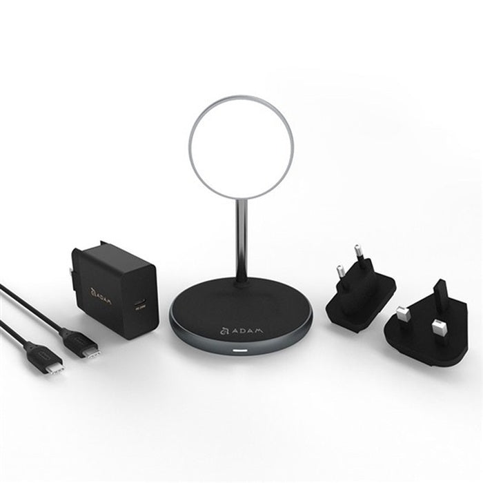 Bezdrôtová nabíjačka AEO M2, 15W MagSafe +cest. nab. EÚ,US,UK