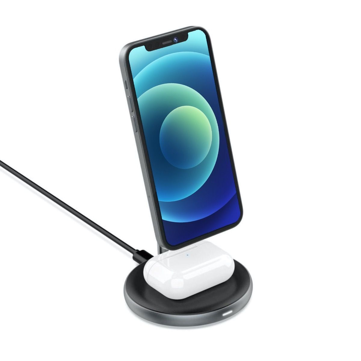 Bezdrôtová nabíjačka AEO M2, 15W MagSafe +cest. nab. EÚ,US,UK