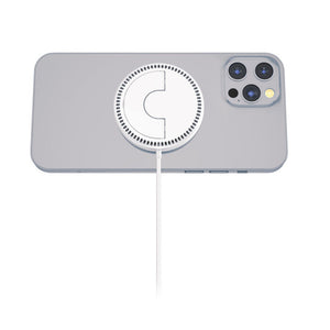 Bezdrôtová nabíjačka Aligator Mag-Pad, pre MagSafe, 15W, biela