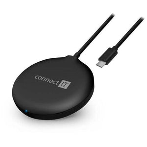 Bezdrôtová nabíjačka CONNECT IT 15W s magnetickým pruhom, čierna