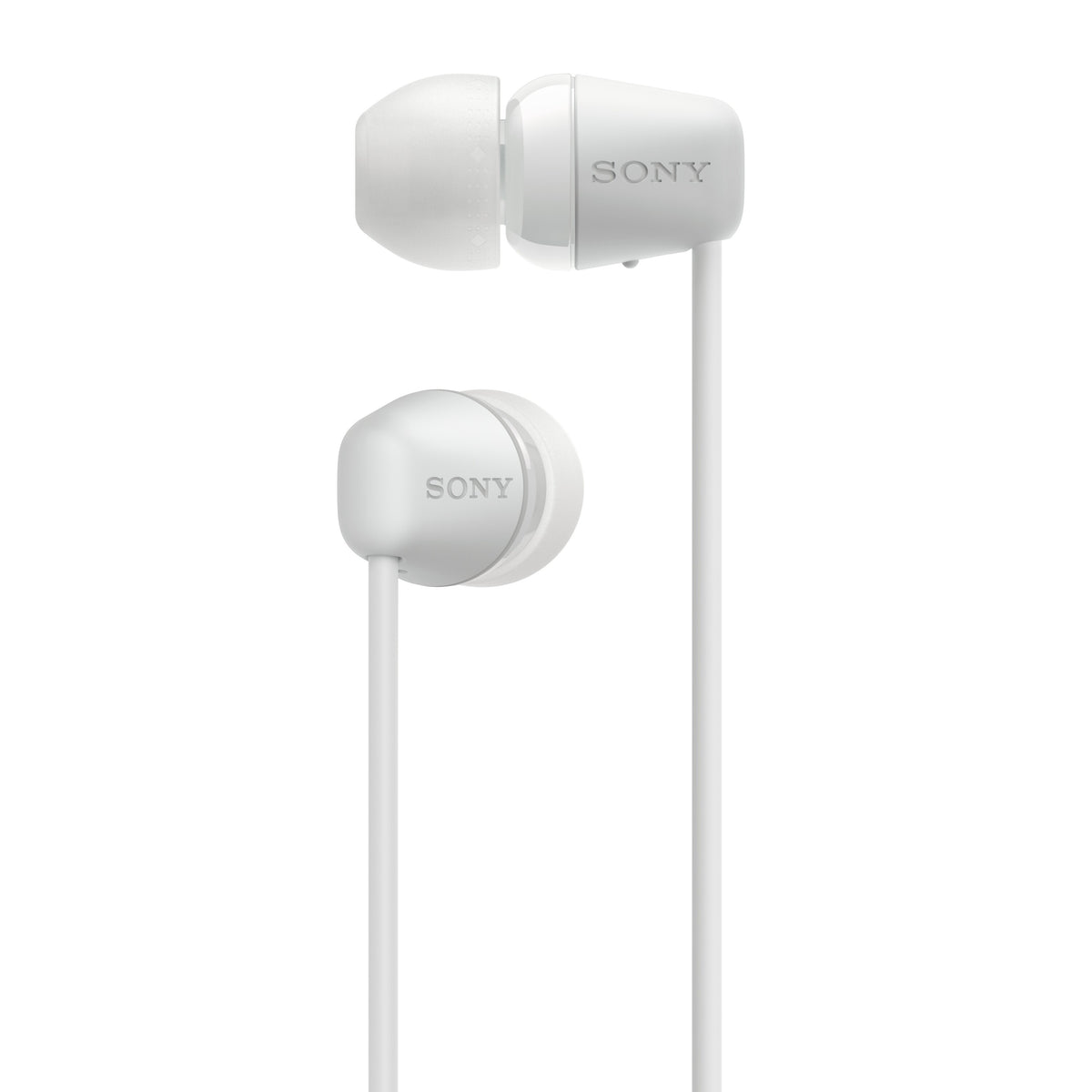 Bezdrôtové slúchadlá Sony WI-C200W, biele