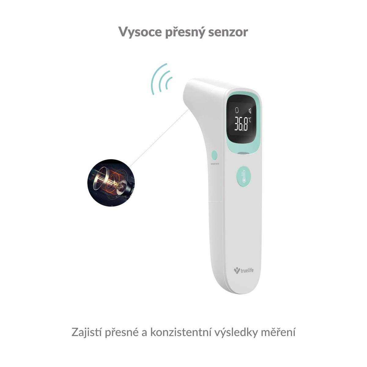 Bezkontaktný teplomer TrueLife Care Q9