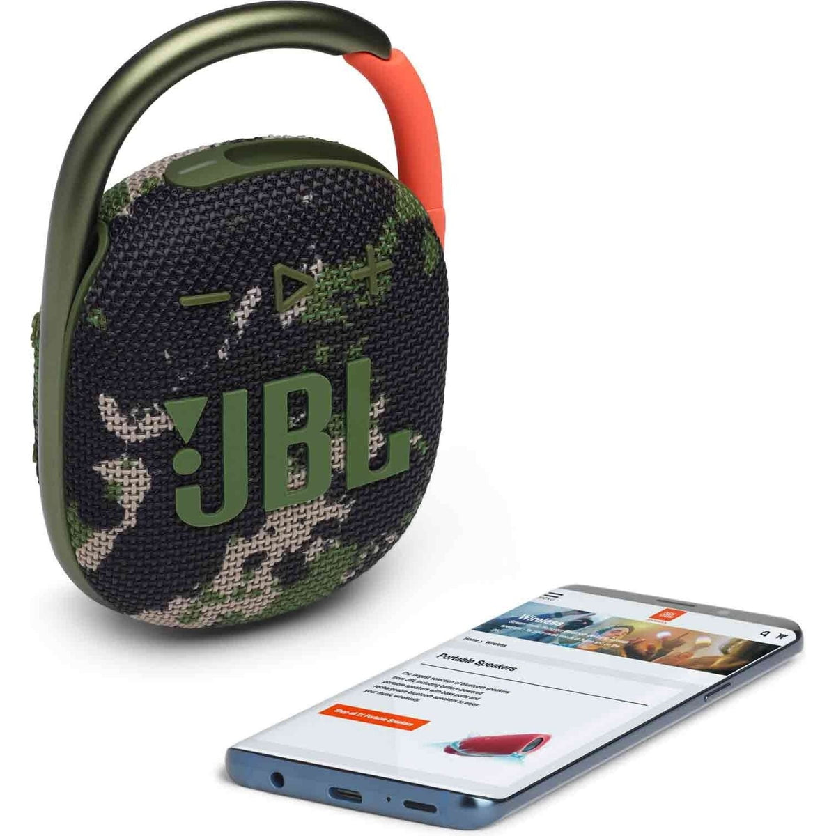 Bluetooth reproduktor JBL Clip 4, squad