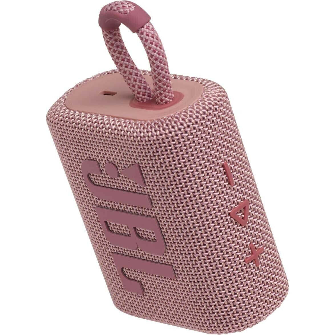 Bluetooth reproduktor JBL GO 3, ružový