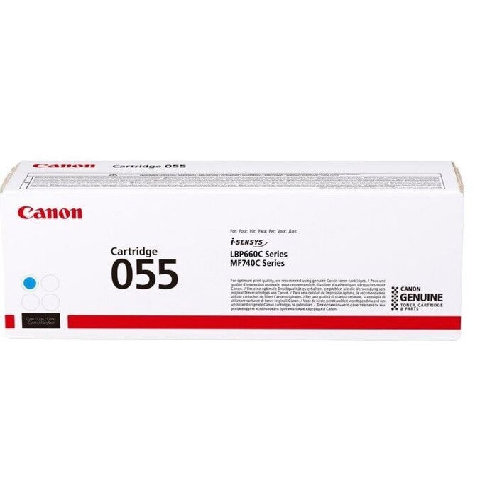 Canon originálny toner 055C,cyan,2100str.,3015C002