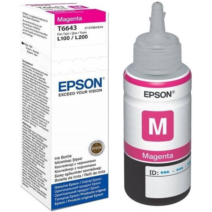 Cartridge Epson T6643, purpurová
