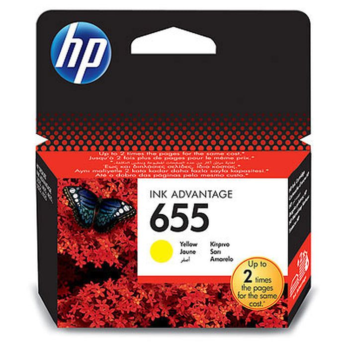 Cartridge HP CZ112AE, 655, žltá