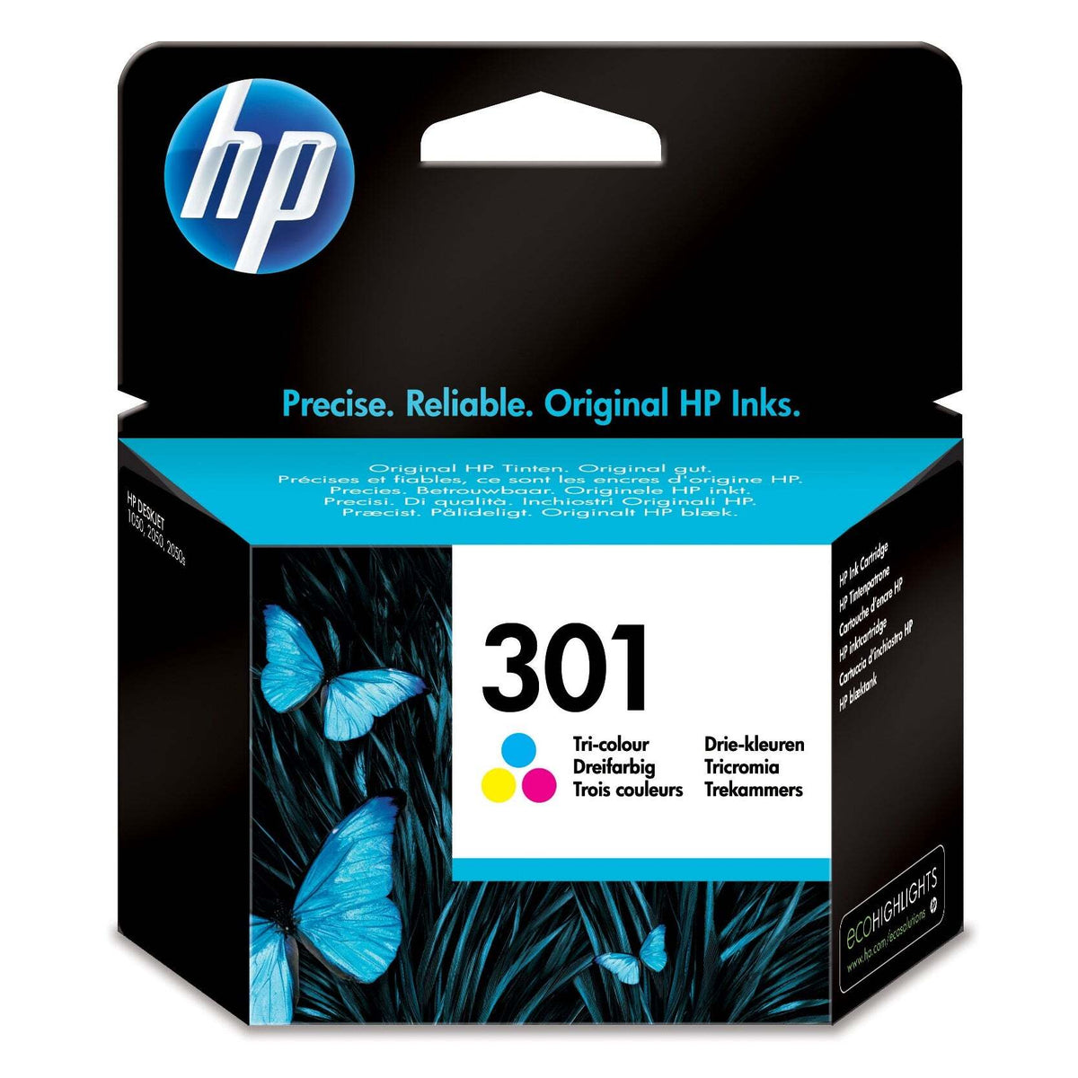 Cartridge HP CH562EE, 301, Tri-color