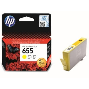 Cartridge HP CZ112AE, 655, žltá