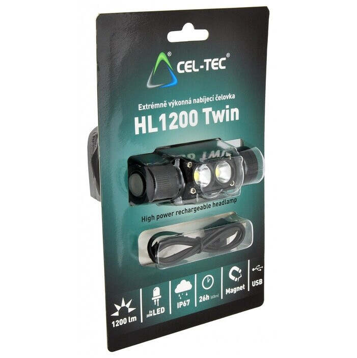 Čelovka CEL-TEC HL1200 Twin, nabíjacie