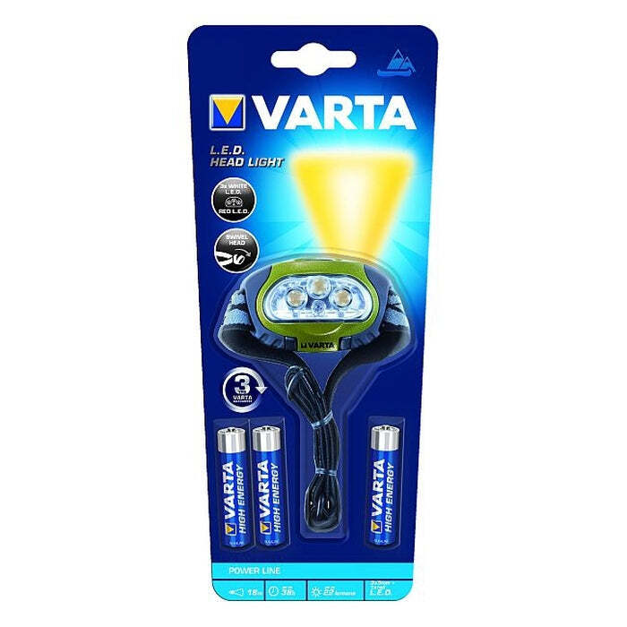 Čelovka Varta, LED