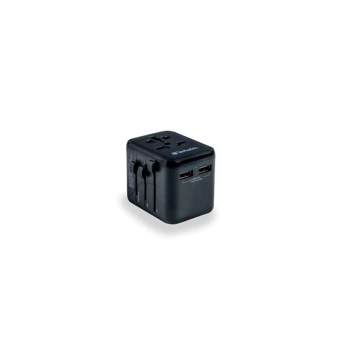 Cestovný adaptér VERBATIM UTA-01 2x USB-A